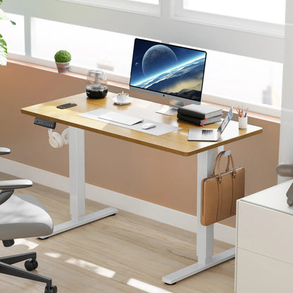 Electric Standing Desk - Height Adjustable 40x24 Inch Sit Stand Workstation with Memory Buttons