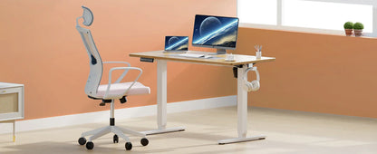 Electric Standing Desk - Height Adjustable 40x24 Inch Sit Stand Workstation with Memory Buttons